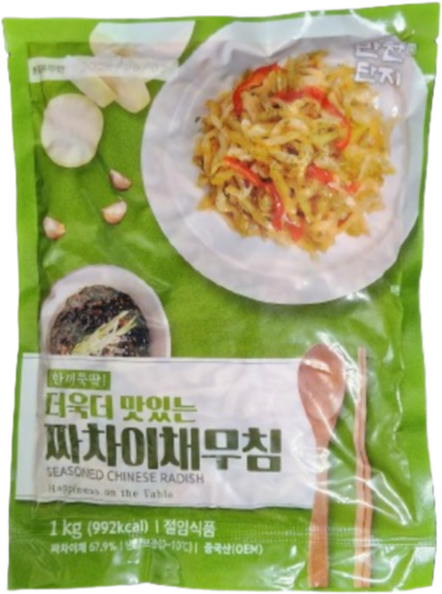 (반찬단지)짜차이채무침, 1kg, 5개