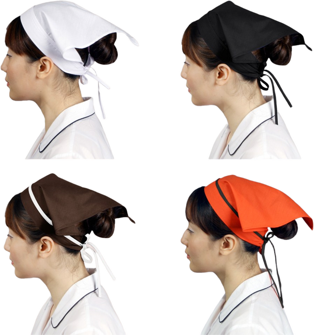 DAC02 머리 스카프 주방 조리모 급식 공장 두건, DAC02 녹색, 1개