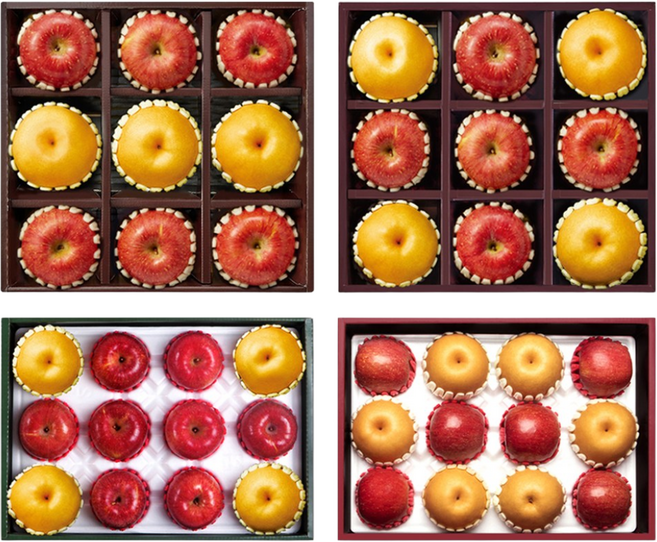 프리미엄 최상급 명품 사과 배 혼합세트 제수용 과일 제사 나주배 신고배 설 추석 선물 세트 중과 특 대과 5kg 7.5kg, 1박스, 3.6kg(사과6+배3)