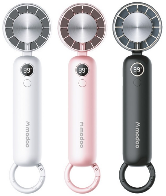 모두일상 와진짜 5000mAh 2초급속냉각 휴대용 탁상용 손풍기 각도조절 저소음 손선풍기, 화이트