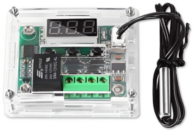 온도 컨트롤러 W1209 + 전용 아크릴 케이스, 1세트