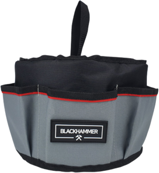 휴대용 공구가방 다용도 연장가방 오픈형 블랙해머 BLACK-002, 옵션2. 버킷 공구가방(BLACK-002), 1개
