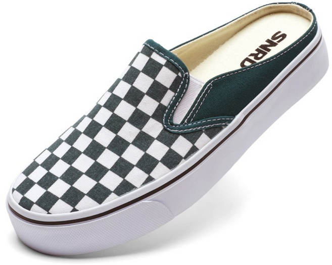 SNRD 뮬 슬립온 블로퍼 스니커즈 캔버스 단화 SN628