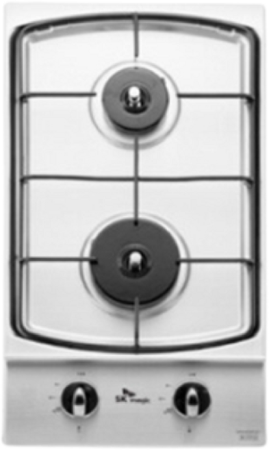 타공사이즈 260x480 SK매직 대체 빌트인 가스쿡탑 2구 B221KD 매립형 NEW, 단순배송상품, LNG