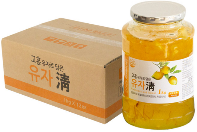 파낙스 고흥 유자청, 12개, 1개입, 1kg