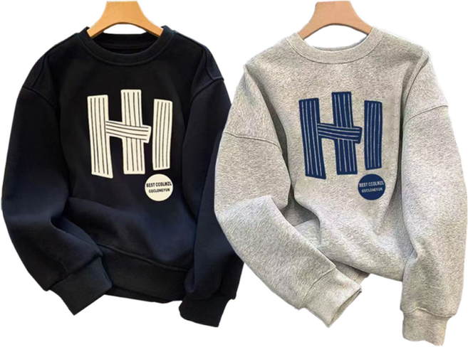 SELEAD 남성 봄 가을 라운드넥 맨투맨 캐주얼 루즈핏 긴팔티 간절기 남성복 티셔츠 여성 긴팔 순면 티 1+1