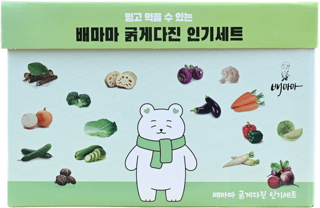 배마마 굵게다진 인기세트 야채 큐브, 90g