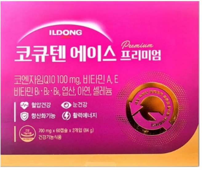 일동 코큐텐 에이스 프리미엄 코큐텐+복합비타민+아연+셀레늄, 1개, 120정