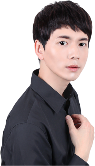 가발닷컴 남자가발 인모 부분가발 투블럭위그 12종 모음, 7. 내츄럴볼륨펌 L사이즈 어두운검정, 1개