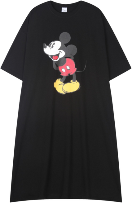 디즈니 뒷짐미키 원피스 빅사이즈 홈웨어 롱원피스