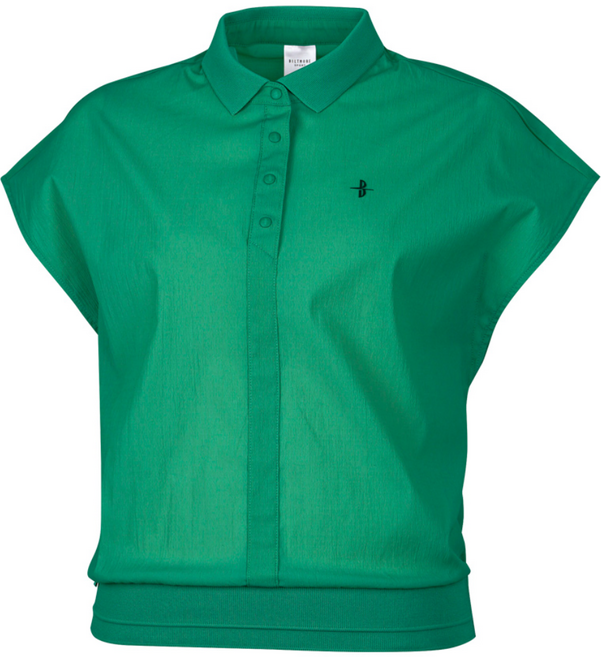 빌트모아 여성 골프웨어 우븐형 클래식 카라 티셔츠