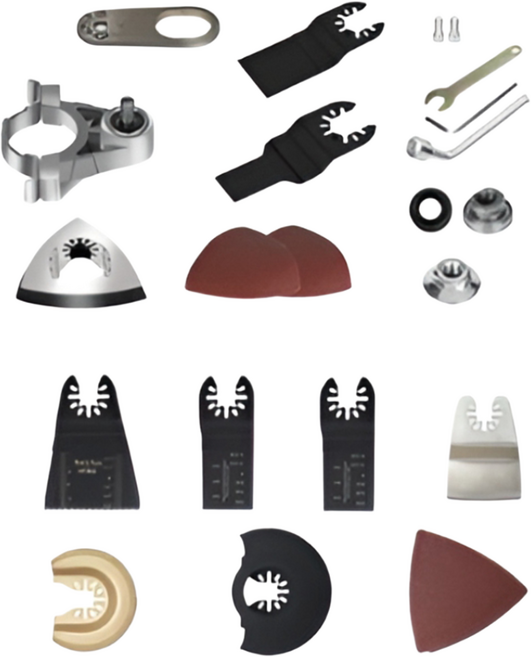 멀티커터+만능 멀티커터날 16종 세트 앵글그리인더 날 샌더 샌딩기 마끼다 디월트 밀워키 보쉬 호환, 1개