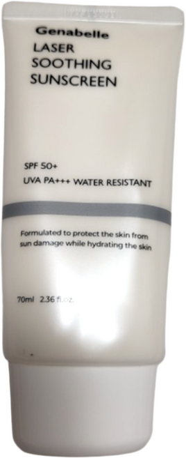 제나벨 피부 진정보습 혼합자차 레이저 수딩 선크림 SPF50+ PA+++, 70ml, 4개