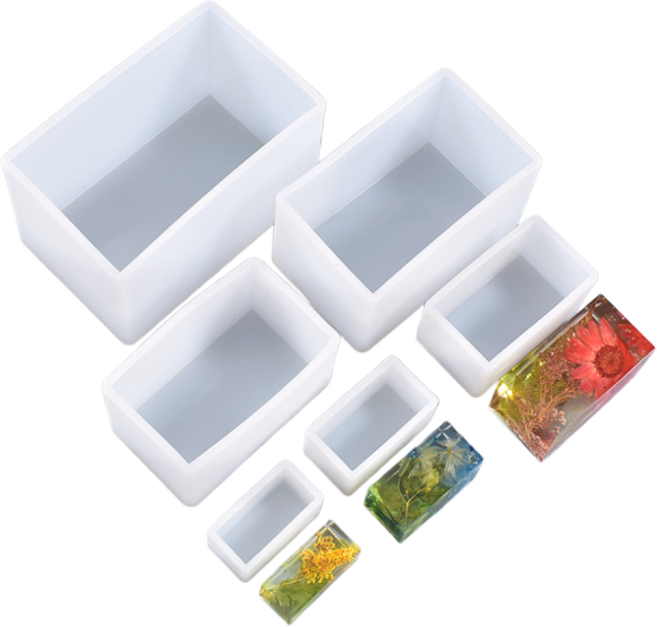 직육면체 직사각형 문진 레진 아트 공예 실리콘 몰드, F, F