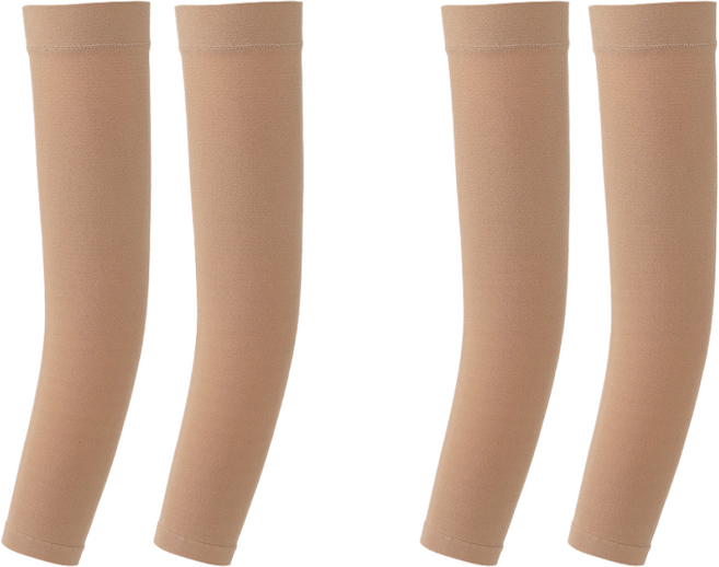 비너스 아쿠아엑스 쿨링 UV 자외선 차단 국내산 골프 팔토시 야외 스포츠 쿨 토시 2세트, 손목형 (살구색 2매)