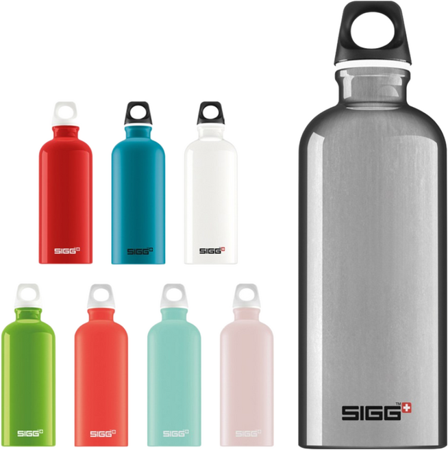 [SIGG] 지그 트래블러 알루미늄 워터 보틀 600ml 스위스 물병, 1개, 틸 터치