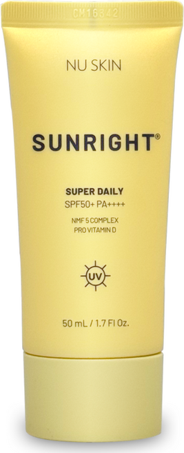 NEW 뉴스킨 프리미엄 선 라이트 수퍼 데일리 썬크림 1+1 로열젤리 마스크팩 1매 [우체국택배발송], 1세트, 50ml