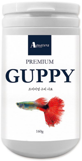 아쿠아테라 프리미엄 구피 사료, 300ml, 160g, 1개