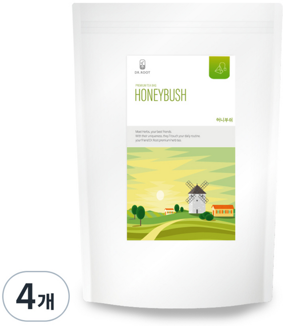 닥터루트 허니부쉬차 삼각티백, 1.2g, 100개입, 4개