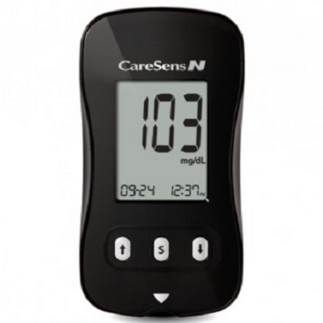 케어센스N 혈당측정기셋트(측정기+시험지10매+채혈기+침10개+가방+사용설명서), 1개