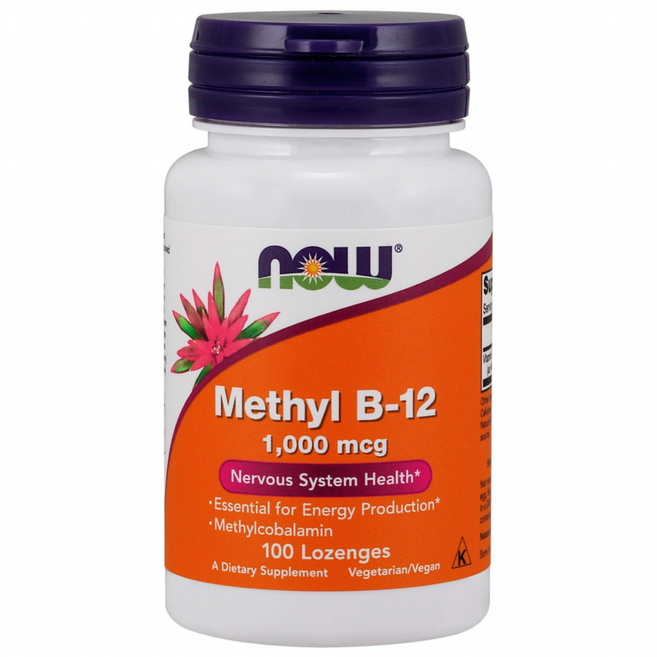 나우푸드 메틸 B-12 1000mcg 로젠지 비건, 100개입, 1개, 100정