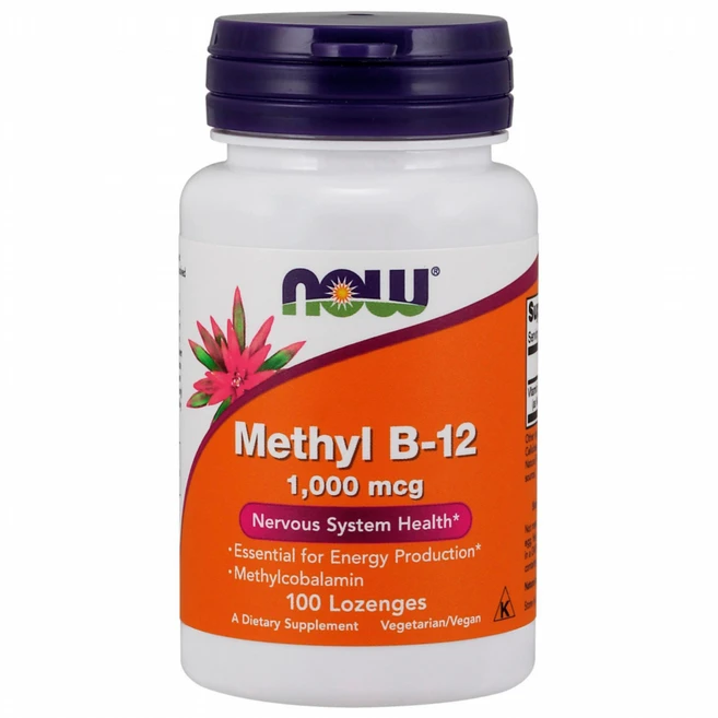 나우푸드 메틸 B-12 1000mcg 로젠지 비건, 100개입, 1개, 100정 - 쿠팡