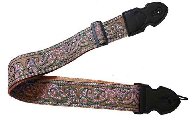 인디아 자카드 자수 기타스트랩 기타멜빵 어깨끈 5가지 타입 중 택1, 1개