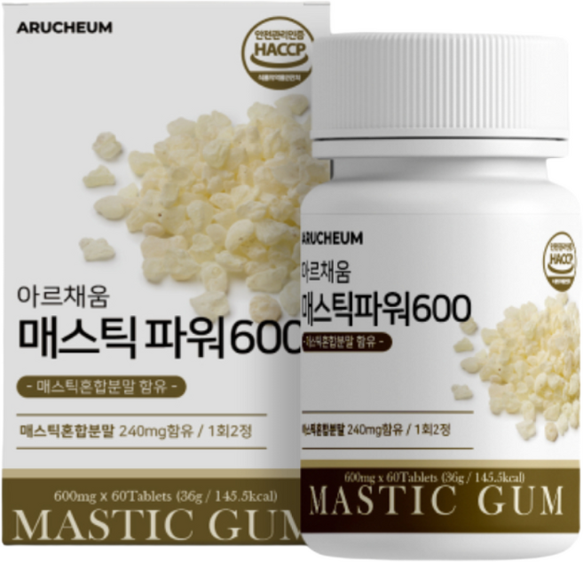 아르채움 매스틱 파워 600 36g, 60정, 1개