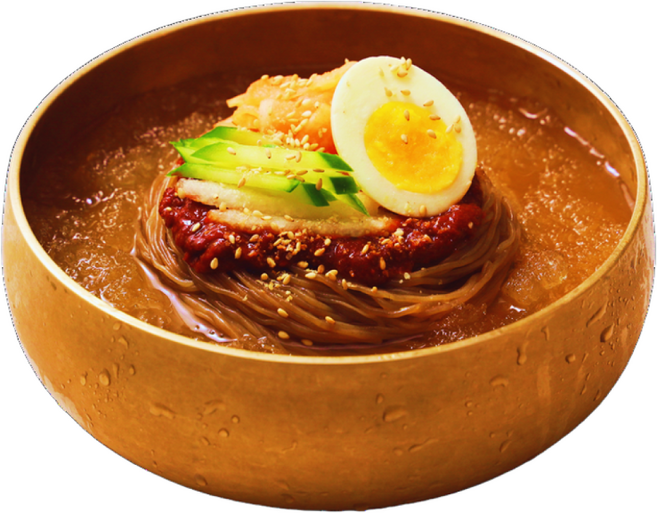 유천냉면 물냉면 4팩(8인) 냉면면8개+육수350g8팩+소스8팩+기름장4팩+무절임김치4팩, 1.315kg, 4개