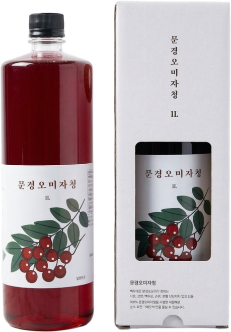 문경현대농원 문경오미자청 진액 원액 1000ml, 오미자청 1000ml