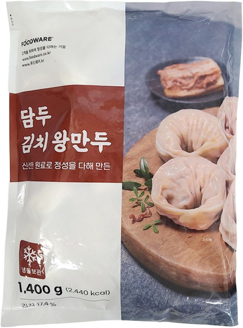 담두 김치왕만두 1.4kg, 1개