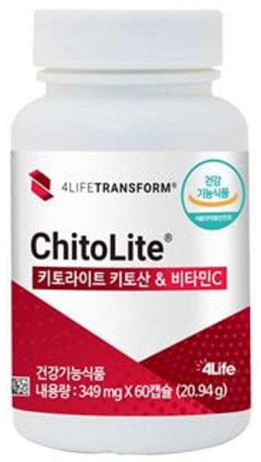 포라이프 4life 키토라이트 + 새부리마스크 2매, 60정, 1개