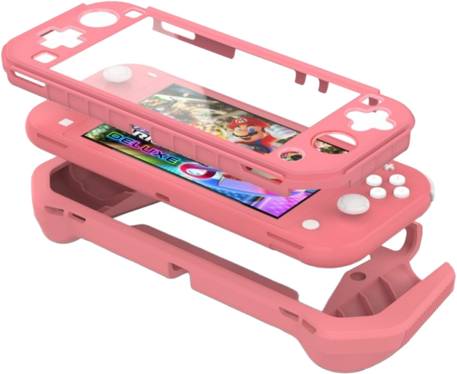 닌텐도 스위치 라이트 TPU 풀커버 범퍼 케이스, 1개, 핑크, 닌텐도스위치라이트