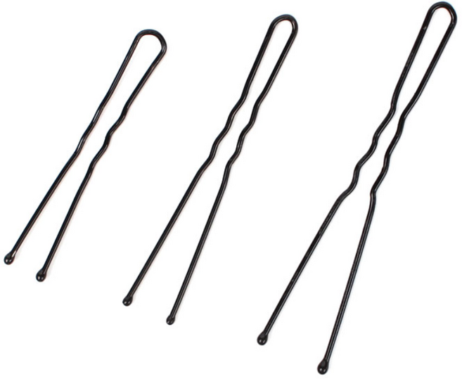 다다올 뉴 U핀 볼팁 올림머리 업스타일 유핀 실핀 미용실 헤어핀, 1세트, 중