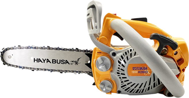 하야부사 엔진톱 H2603 슈퍼라이트 초경량 3KG 25cm 체인톱 전기톱 사은품증정, 1개