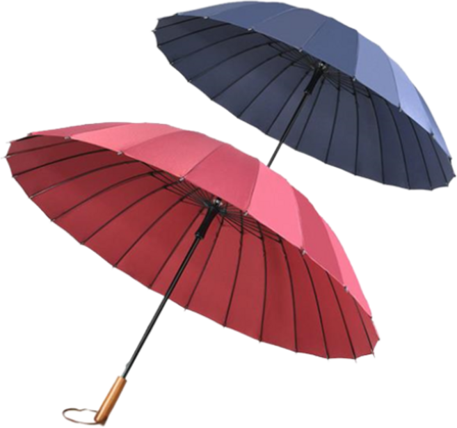 당일발송 렌코리아 1+1 24K 고급 우드손잡이 골프우산 우양산