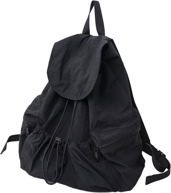 호잇 백팩 기저귀가방 초경량 대용량 방수, 블랙