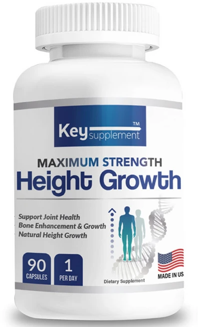 키서플리먼트 하이그로우 어린이 청소년 칼슘 글루코사민 마린콜라겐 총 15 가지 Key Supplement Height Growth, 90캡슐 1개입, 1개, 90정 - 쿠팡