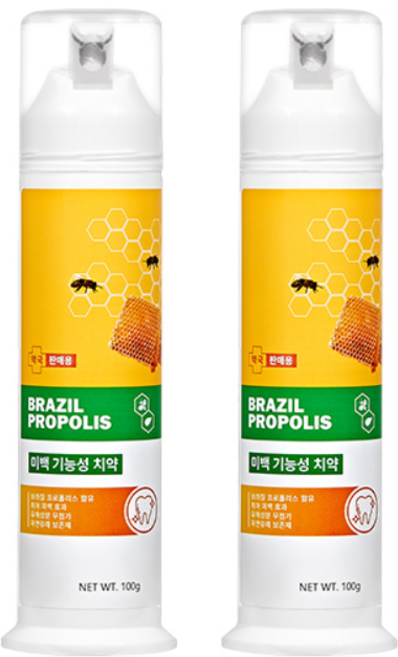 닥터로드 프로폴리스 화이트 미백 치약, 100g, 2개