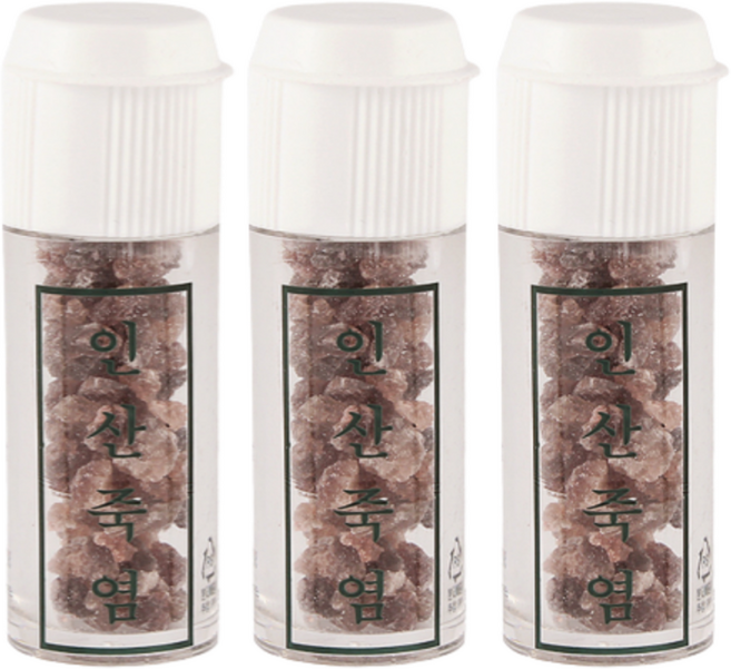 인산죽염 자죽염 인산자죽염 휴대용 알갱이 고체 7g 3개