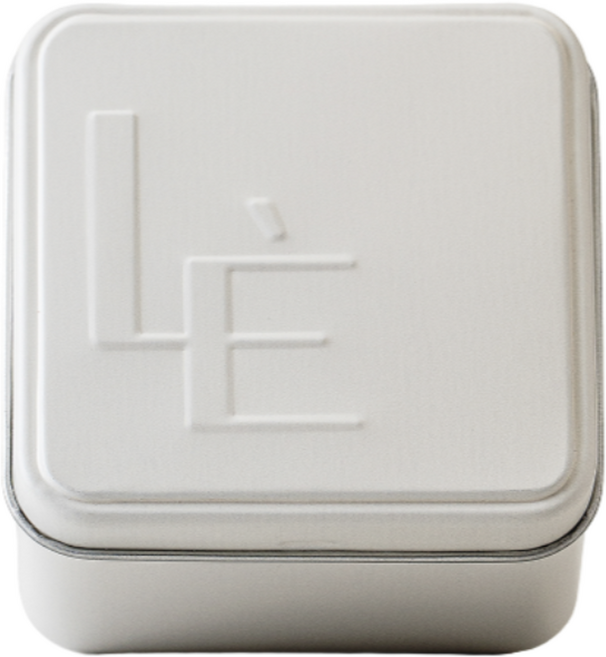 르마하 반지괄사 틴케이스 1개입, 1개, 미색