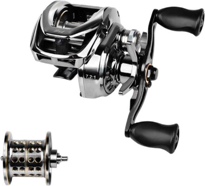 COCONAWA 파워 P6 베이트릴 드랙음탑재, 좌핸들