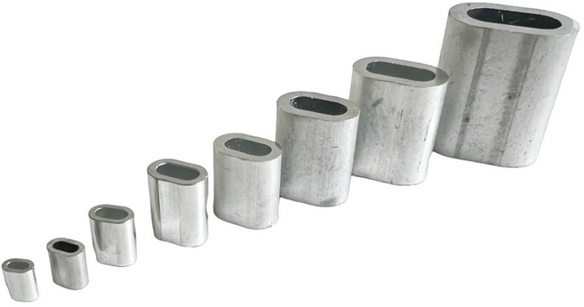 와이어로프 페럴 1mm 페롤 납작 슬리브 압착 체결 고정 록크 락킹, 페럴2mm(10개), 1개