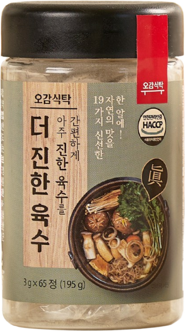 오감식탁 더 진한 육수, 195g, 1개