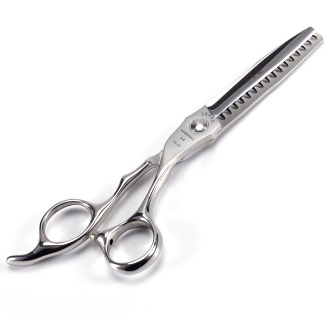 오지엘 미용 가위 헤어 블런트 틴닝, 텐텐요술가위 45%(감모율), 1개