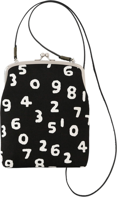 (공식) SOUSOU 소우소우 가마구치미니백 110CM 끈 포함 숫자 패턴(SO-SU-U)