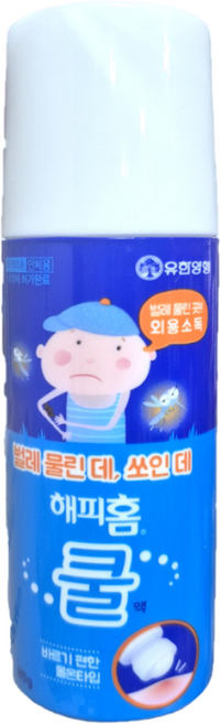 해피홈 롤온 쿨액 80g 벌레물린데 외용소독 바르는 물파스, 1개