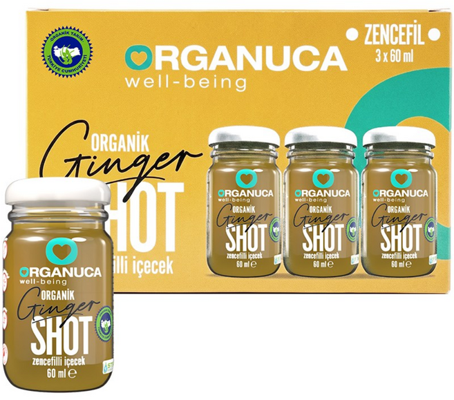엘리트 오가닉 진저샷, 3개, 60ml
