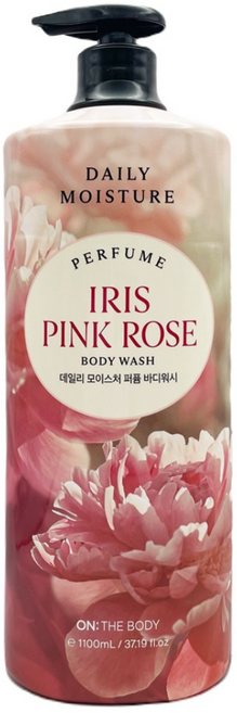 온더바디 데일리 모이스처 퍼퓸 바디워시 아이리스 로즈향, 1.1L, 4개