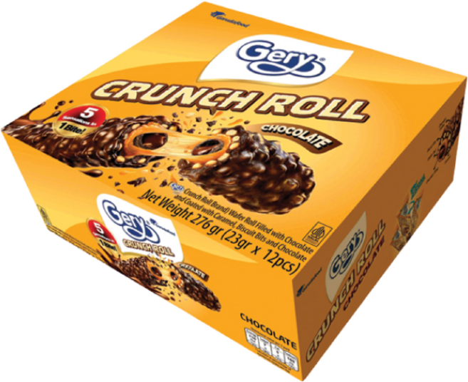 게리 크런치 롤 초코 12p, 게리 (Gery)게리 초코 크런치롤 초코바 2Box, 276g, 2개